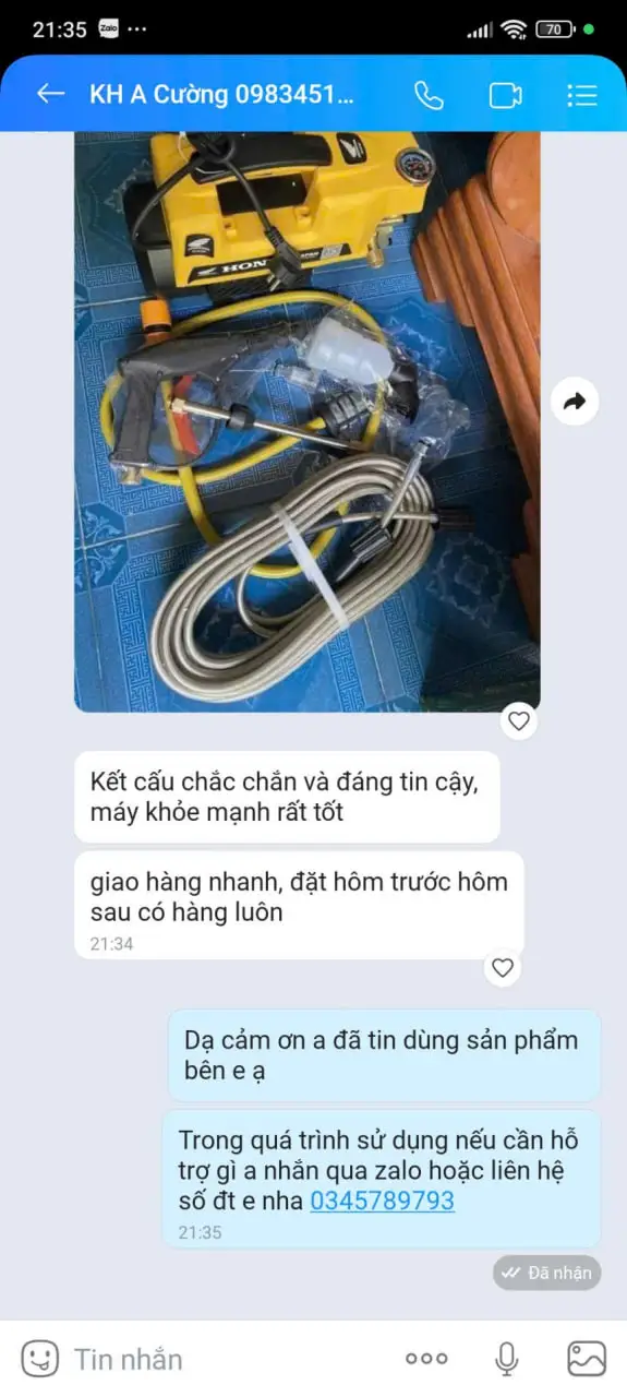 Phản hồi khách hàng 8